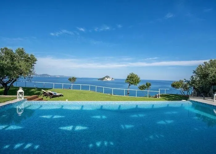 Villa Luxury Zante Avril 3 Bedrooms Astounding Sea Views